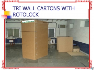 Tri Wall Cartons with Rotolock