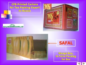 CFB Printed Cartons for Tea Packing