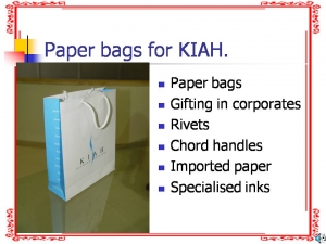 Paper Bags for KIAH