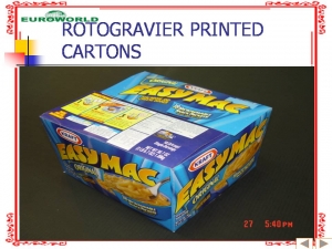 Rotogravure Printed Cartons