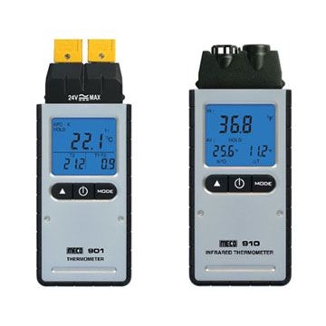 DUAL INPUT THERMOMETER and INFRARED THERMOMETER