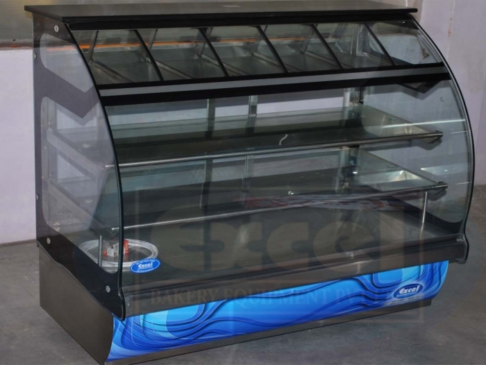 Cold Display Counter with Border Design