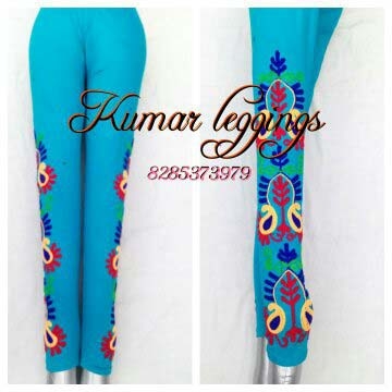 Embroidered Leggings
