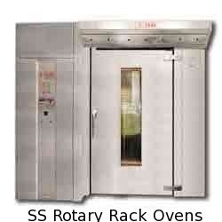 Stainless Steel Rotary Rack Ovens